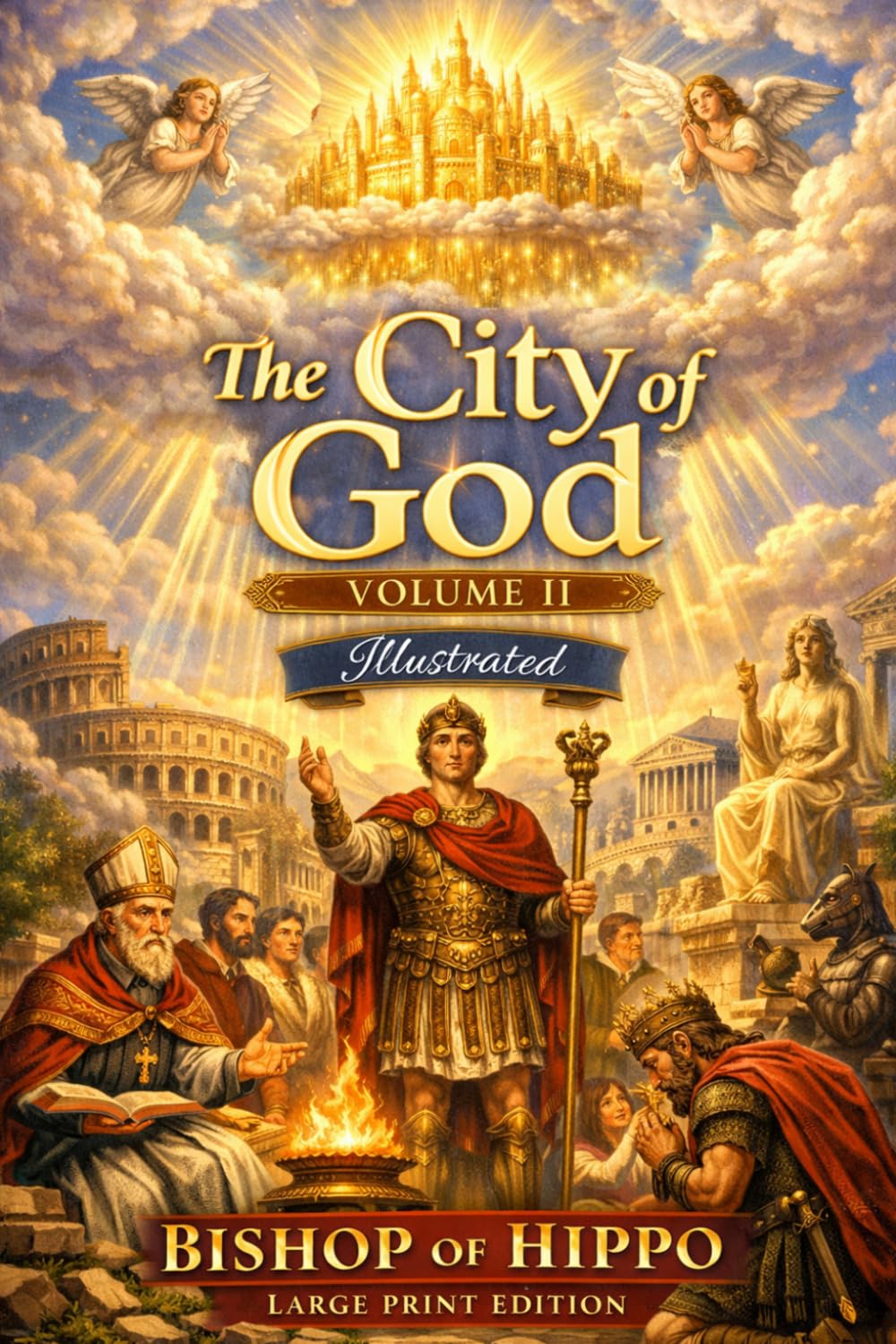 THE CITY OF GOD VOL II: ILLUSTRATED Large Print Edition