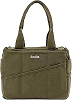 Vista 23 de Bolsa de estudio Soolla: Bolsa para almacenamiento de suministros de arte y herramientas de cerámica, bolsa de manualidades lavable, organizador