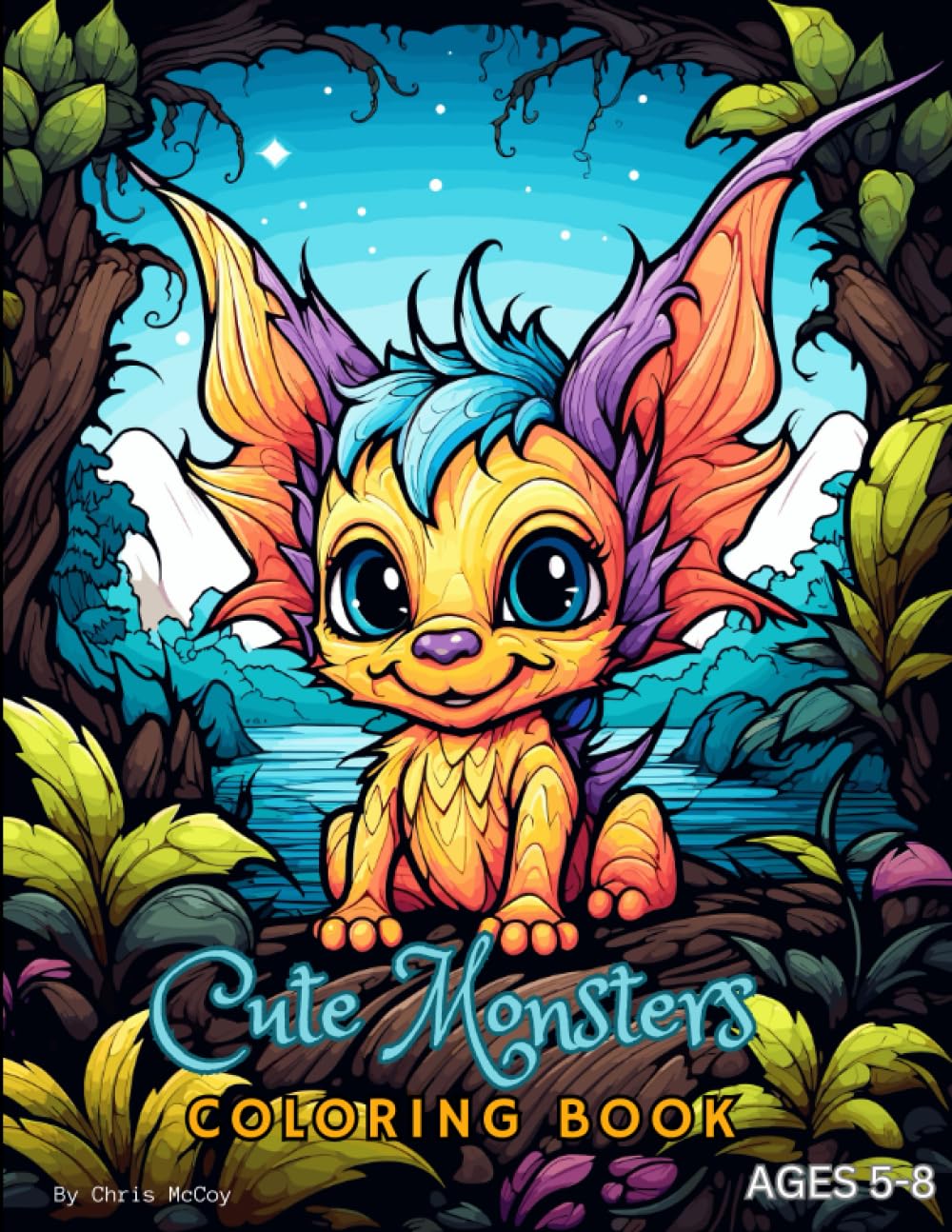 Cute Monsters Coloring book