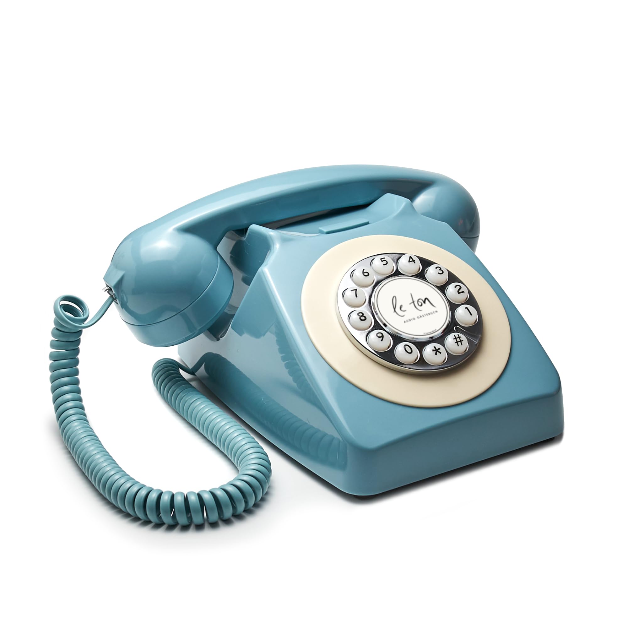 Le Ton Audio, libro degli ospiti, blu, telefono per matrimoni ed eventi, telefono ospite, telefono per matrimonio