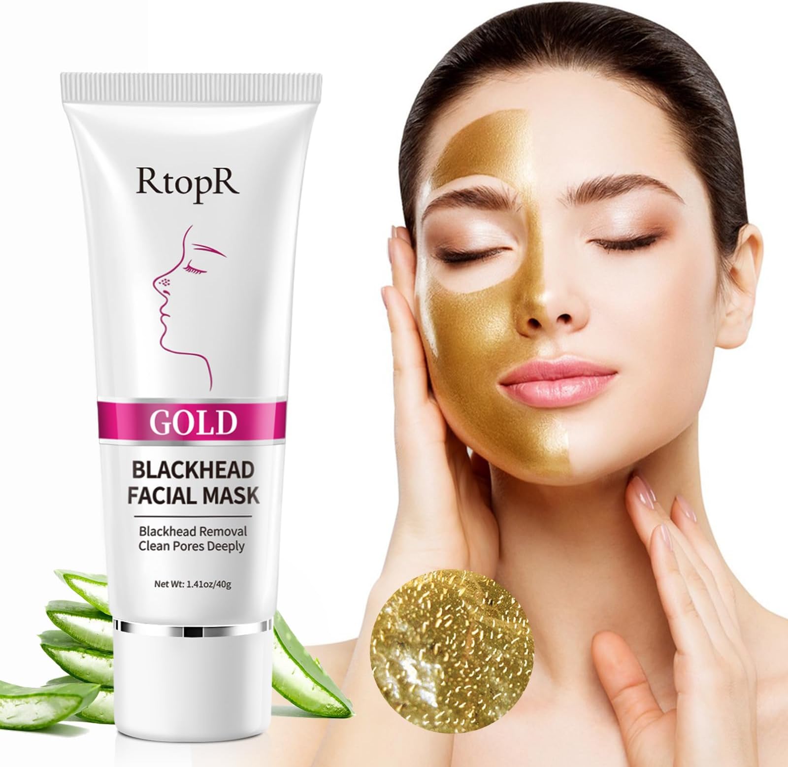 Blackhead Remover Mask, For All Skin Types, Deep Cleansing Blackheads, Dirts, Pores, Peel Off Facial Mask Nose Strips