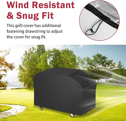 Miniatura 5 de iCOVER 5482 - Funda para parrilla Blackstone de 36 pulgadas con capucha, impermeable, ligera, de poliéster, con ventilación de aire y cubierta de