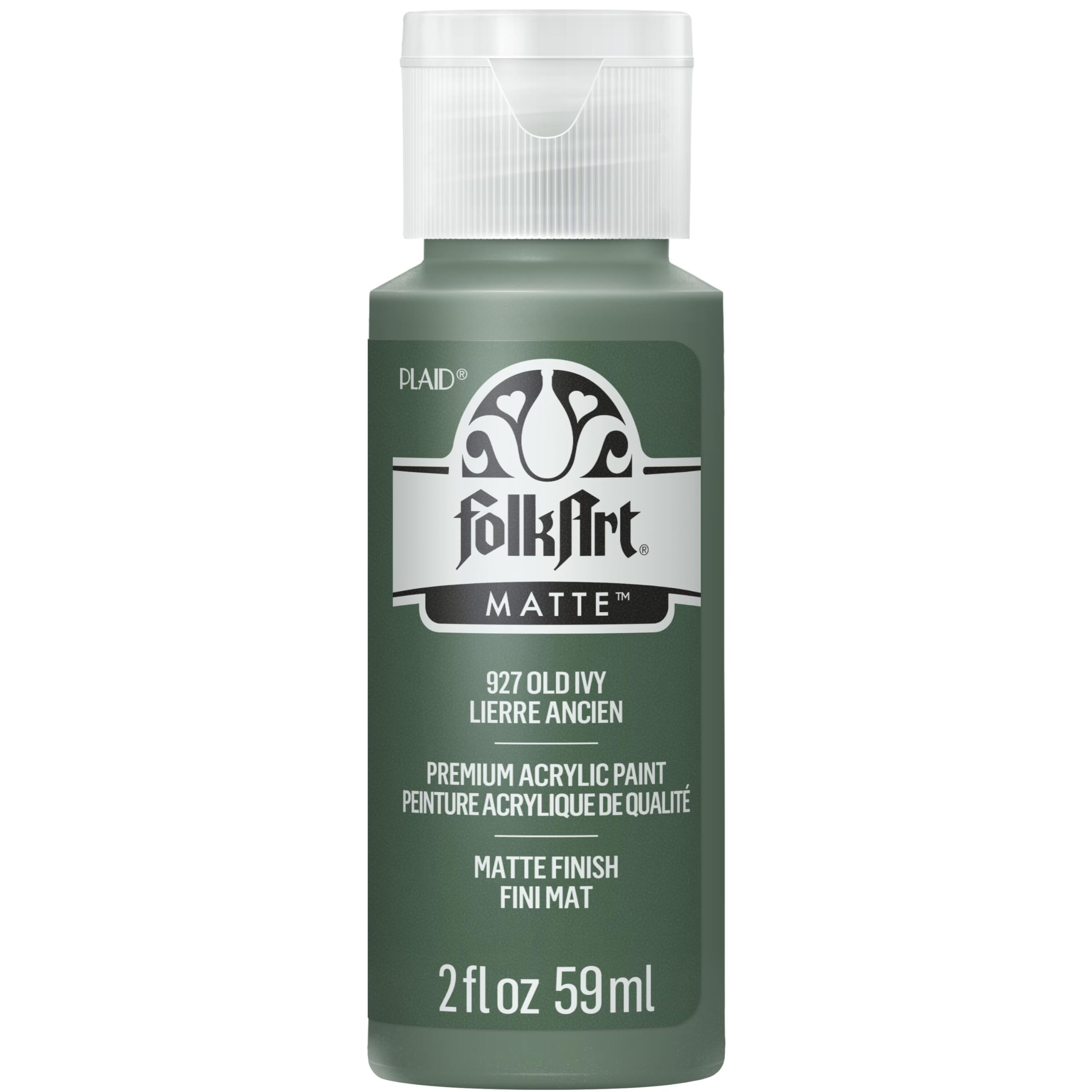 FolkArt Acrylic Paint in Assorted Colors (2 oz), K927, Old Ivy