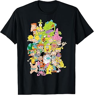 Nickelodeon Complete Nick 90s Throwback Character T-Shirt T-Shirt