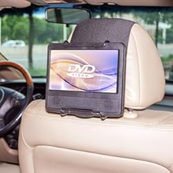 Pantallas Cabezales Para Autos TFY Soporte para Reposacabezas de Coche para Reproductor de Estilo Giratorio DVD Portable de 7-10 Pulgadas y iPad Pro