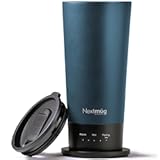 Nextmug Go - Temperature-Controlled&comma; Self-Heating Travel Mug &lpar;Slate Blue - 16 oz&period;&rpar;