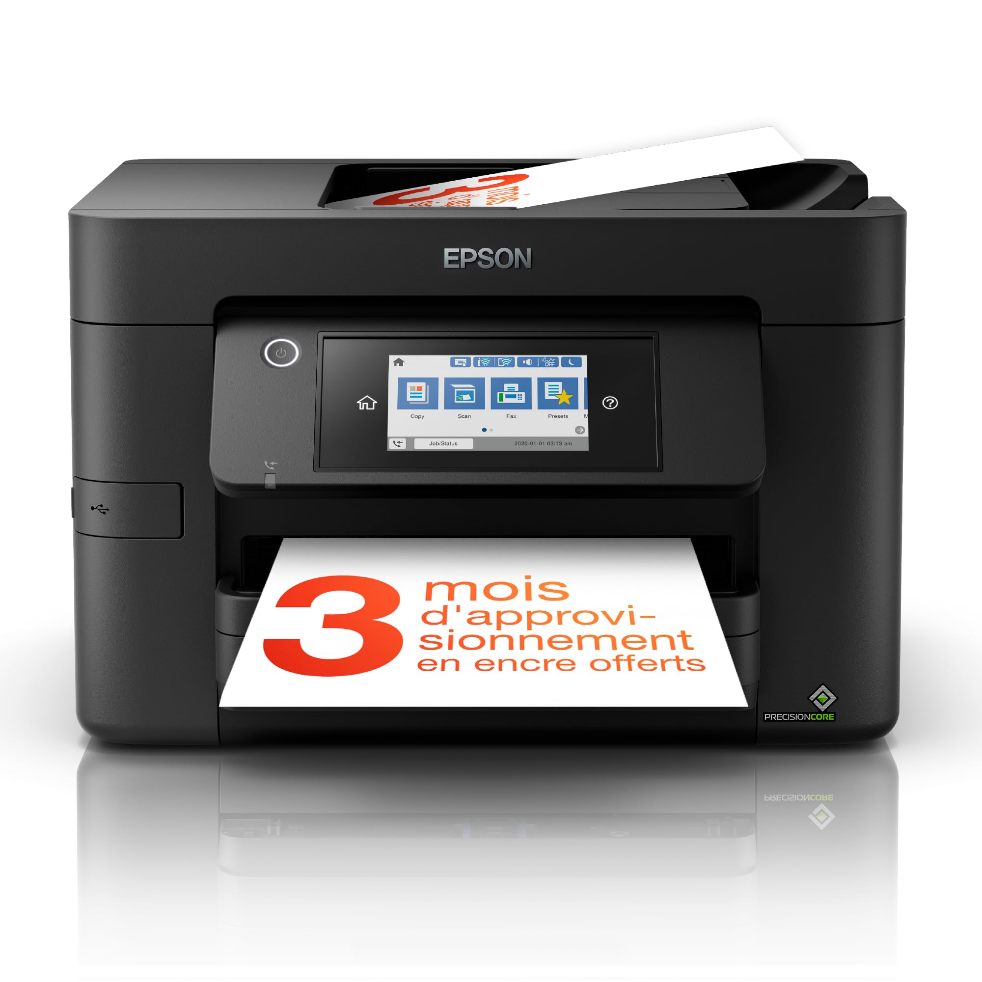 EPSON WorkForce Pro WF-4820DWF Imprimante 4-en-1 recto-verso WiFi Direct Ethernet PrecisionCore