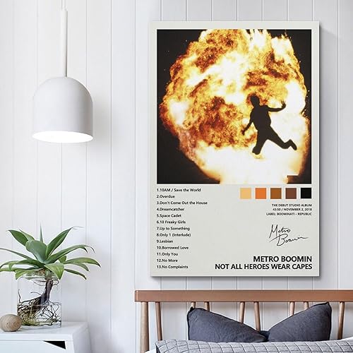 Miniatura 5 de Metro Boomin Not All Heroes Wear Capes - Póster para estética de habitación, pósteres artísticos en lienzo, impresión artística moderna de pared