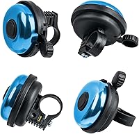 Vista 4 de Timbre clásico de bicicleta, timbre de bicicleta de aluminio, sonido fuerte, nítido y claro, para adultos y niños