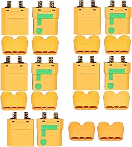 1 Paio Originale XT90S XT90 Anti Flash Spina Oro Maschio Femmina - Foto 9