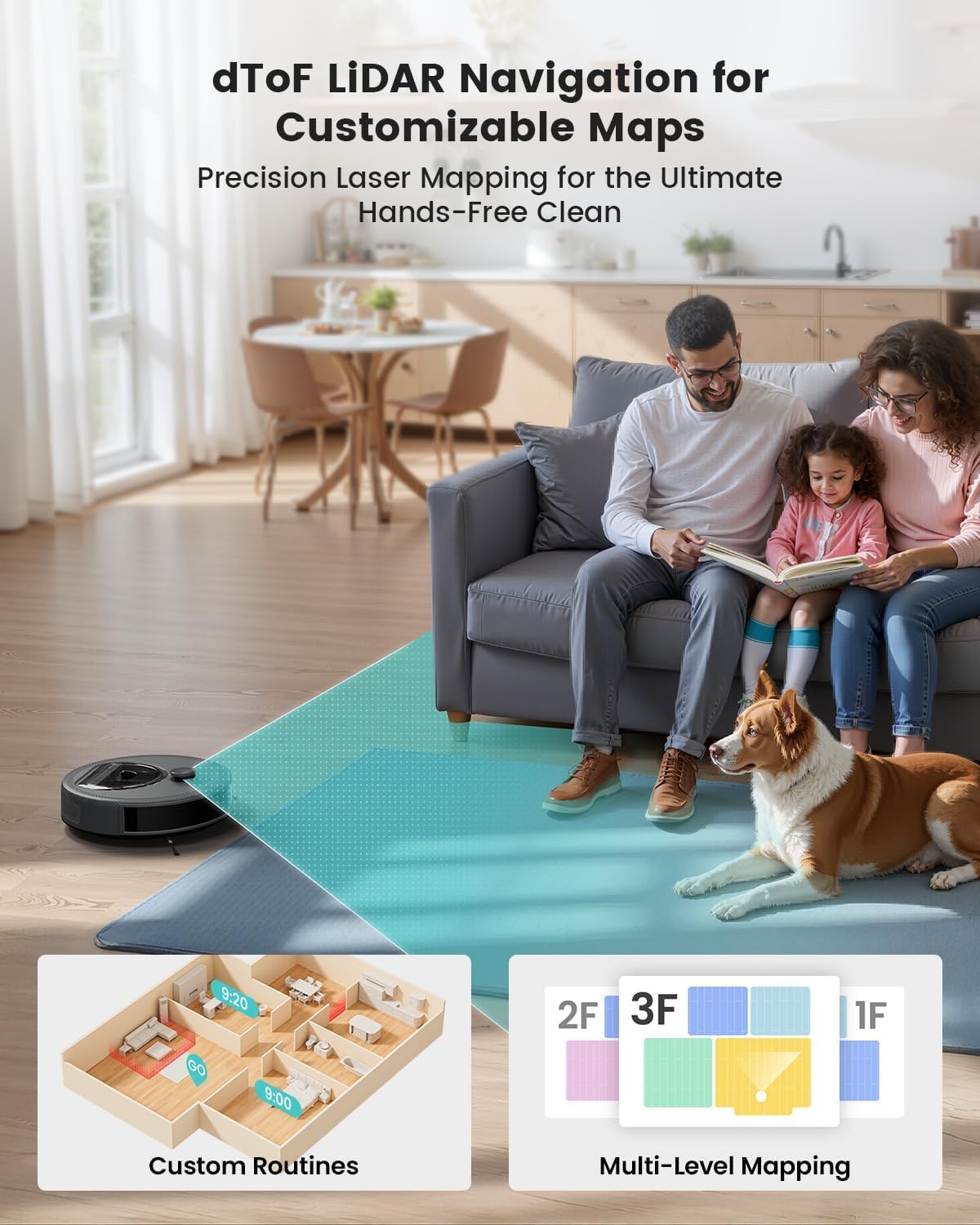 Lefant M330 Pro Robot Vacuum - Smart Cleaning -2