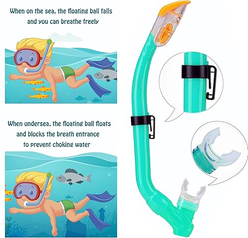 Miniatura 4 de Equipo de esnórquel para adultos con aletas, equipo de buceo para adultos, juegos de esnórquel de viaje profesional con aletas, máscara de buceo