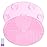Makeup Brush Cleaner Mat Silicone Brush Cleaning Mat Big Size Make Up Brush Clean Pad with Suction Cup for Makeup Brush Cleaning (Pink)