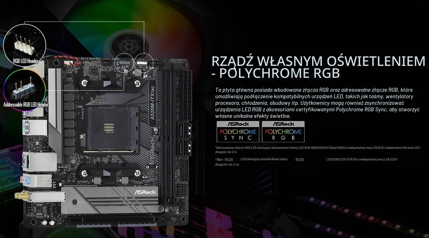 ASROCK A520M-ITX/AC (AM4) (D)