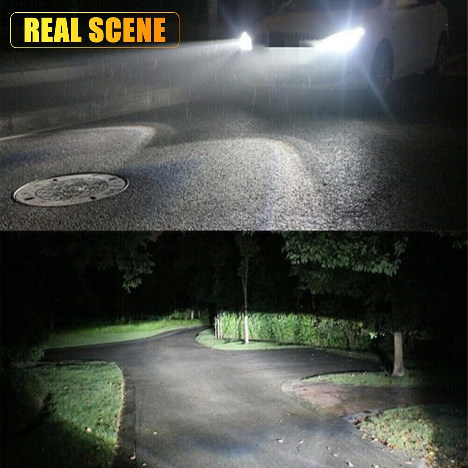 Fit For Dodge Journey 2010 2011 2012 2013 2014 2015 2016 2017 2018 2019 High Low Beam and Fog Light Bulbs Kit, 6500K White Light, 600% Brightness, Plug n Play, Pack of 6