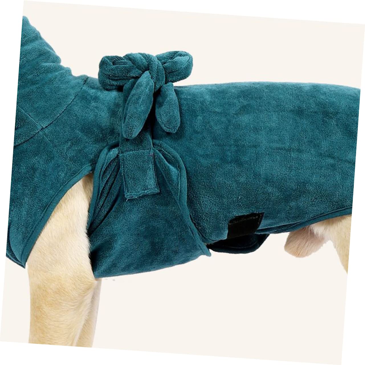 INOOMP Robe De Bain Absorbante pour Chien XL Peignoir Ajustable Et Confortable pour Animaux De Compagnie Après Toilettage