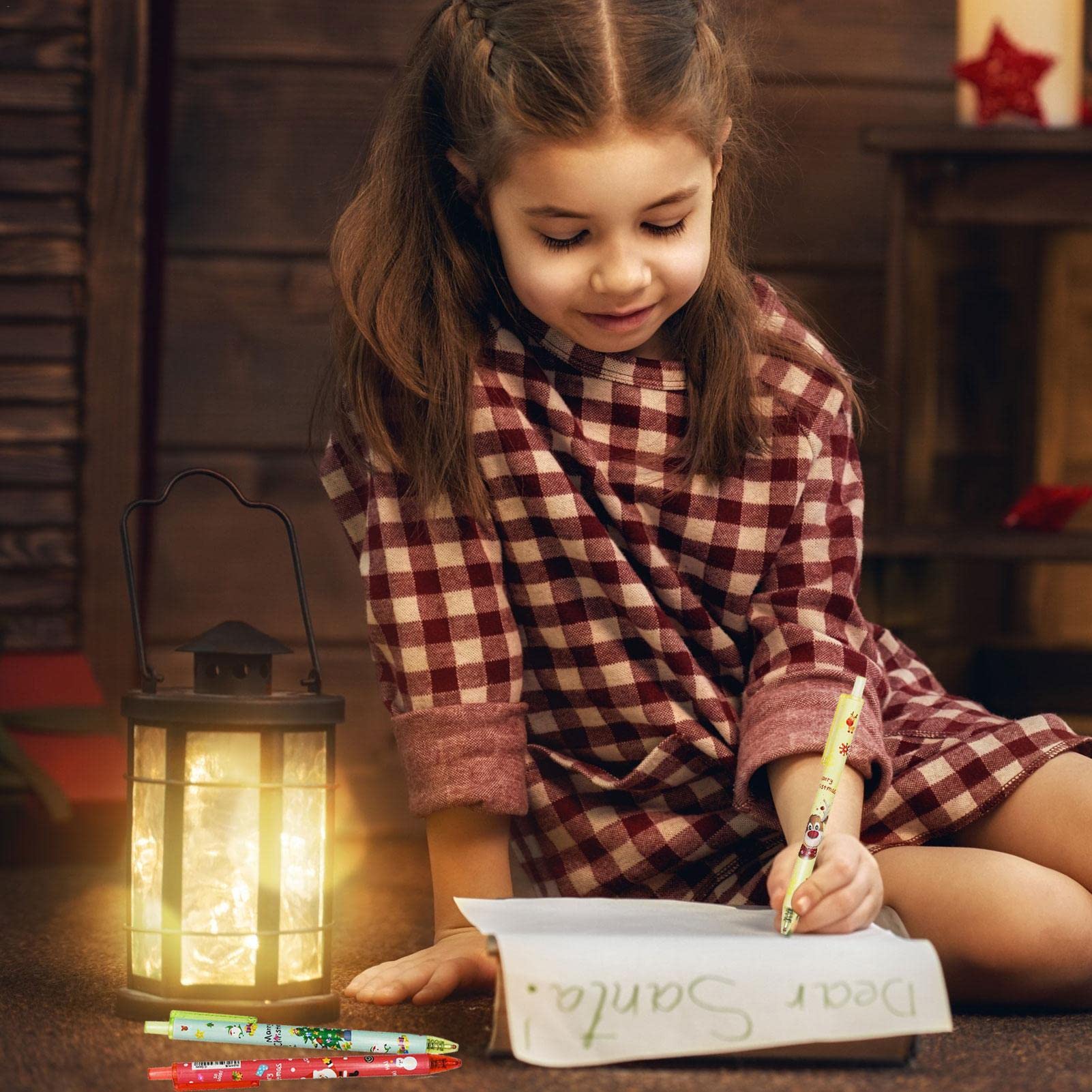 12 Stuks Kerstbalpennen – Drukbalpen Met Feestelijke Kerstontwerpen, Voor Kinderen En Volwassenen