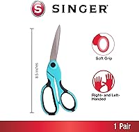 Vista 2 de Singer serie de tijeras profesionales de 8-1/2 pulgadas inclinadas y resistentes
