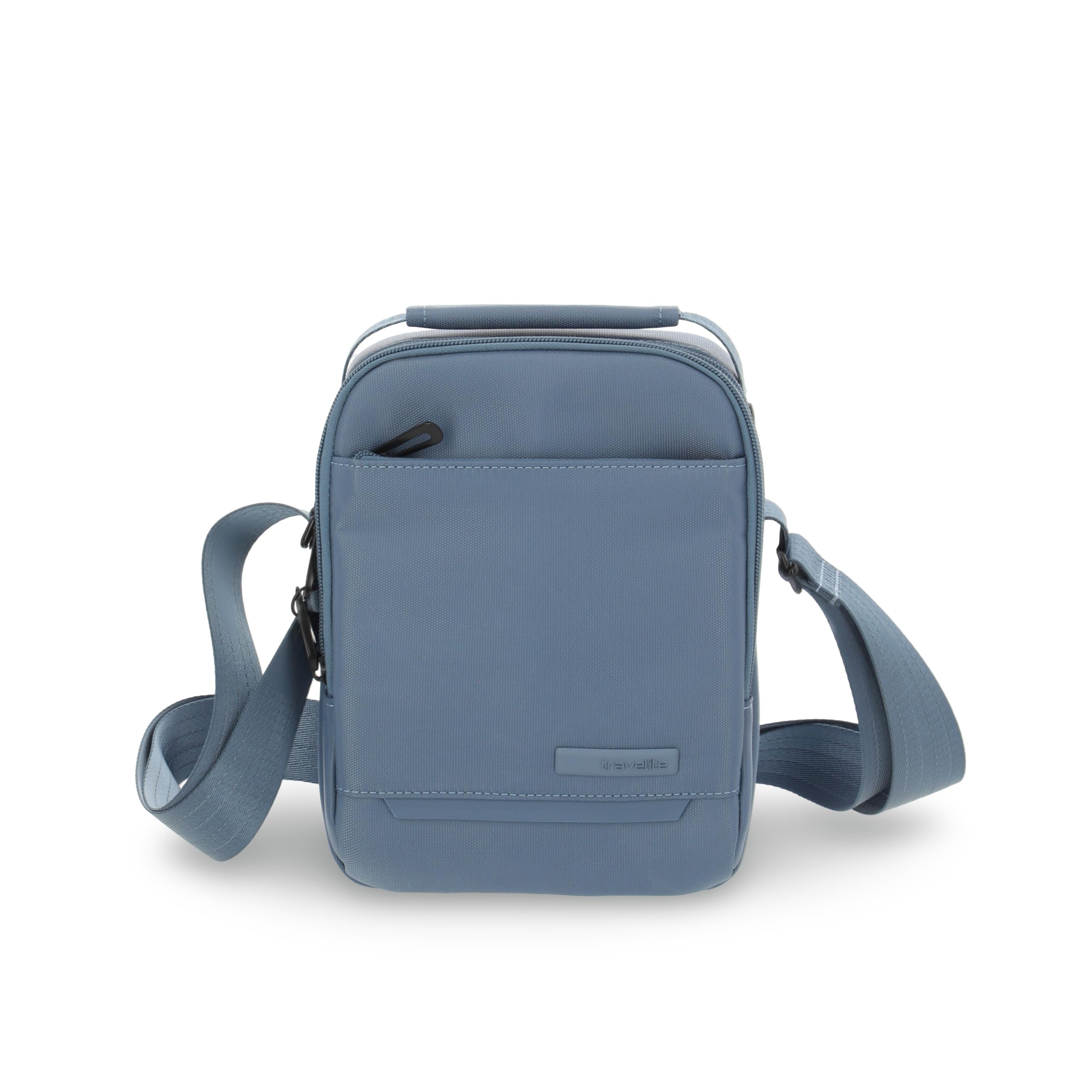 Travelite Cross Body Bag, WORKFLOW Umhängetasche aus recyceltem Material mit Sicherheitsfach, Sling Bag