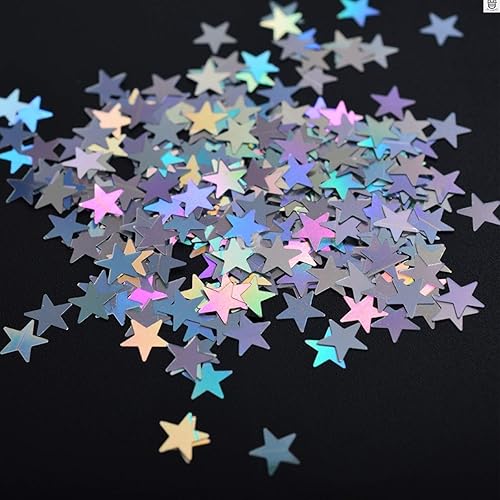 Miniatura 6 de 24 cajas de lentejuelas holográficas para uñas, copos de sirena iridiscentes, corazón de mariposa, ultra finas y coloridas con purpurina para