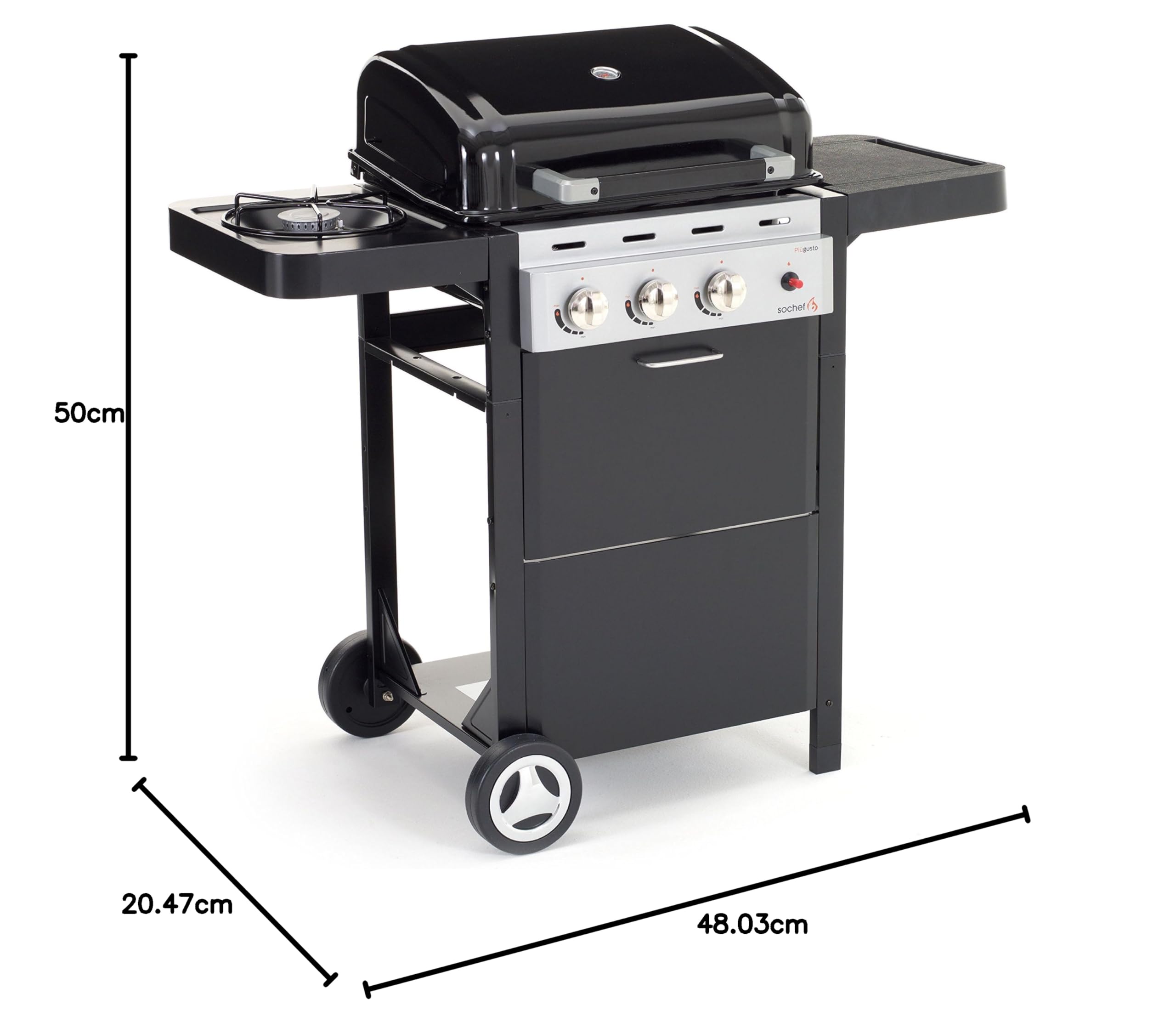 sochef Più Gusto Barbecue, Nero