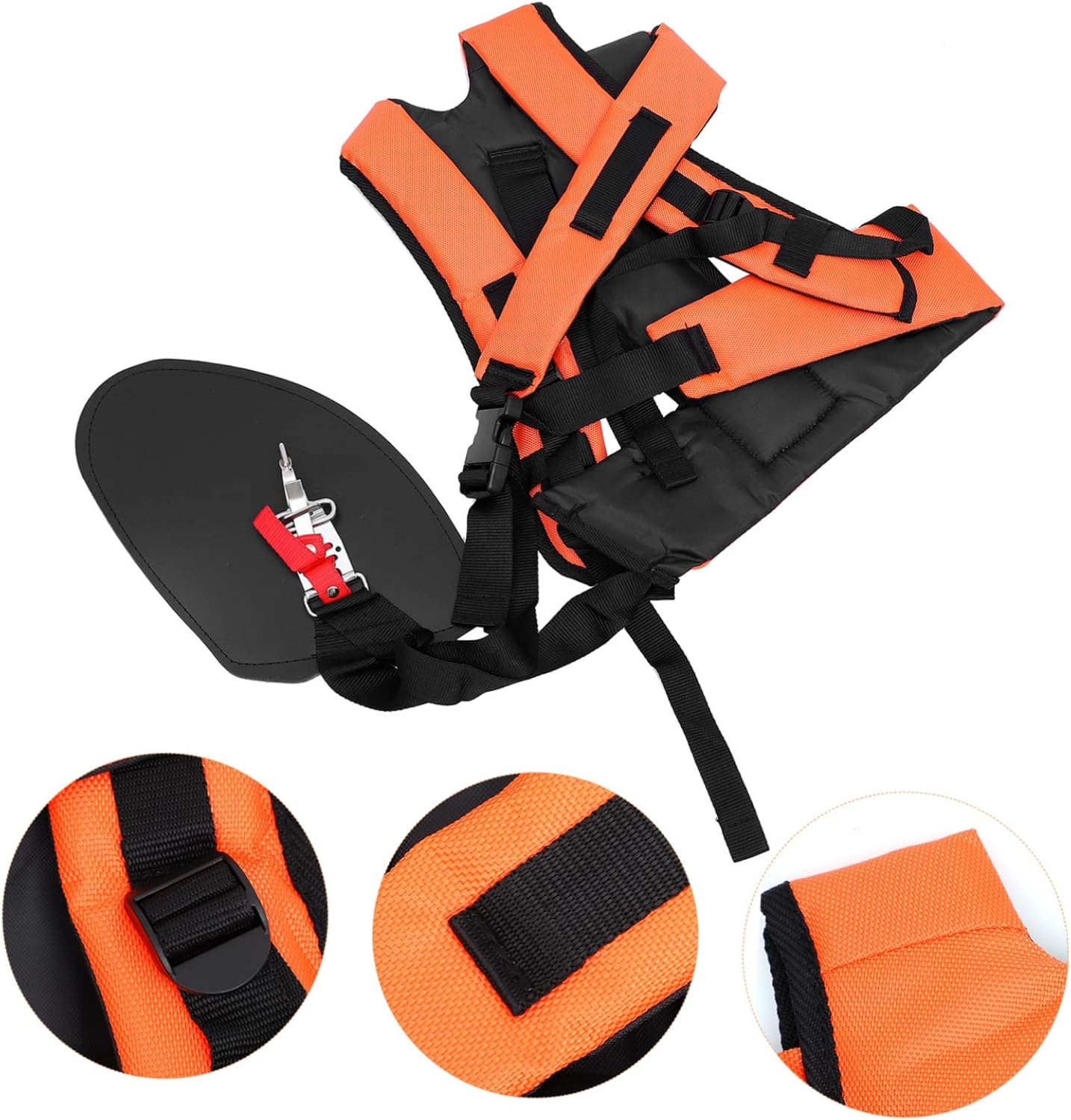 2pcs Grass Trimmer Shoulder Strap Padded Harness Belt for Lawn Mowers Fit for Comfort and Load Distribution