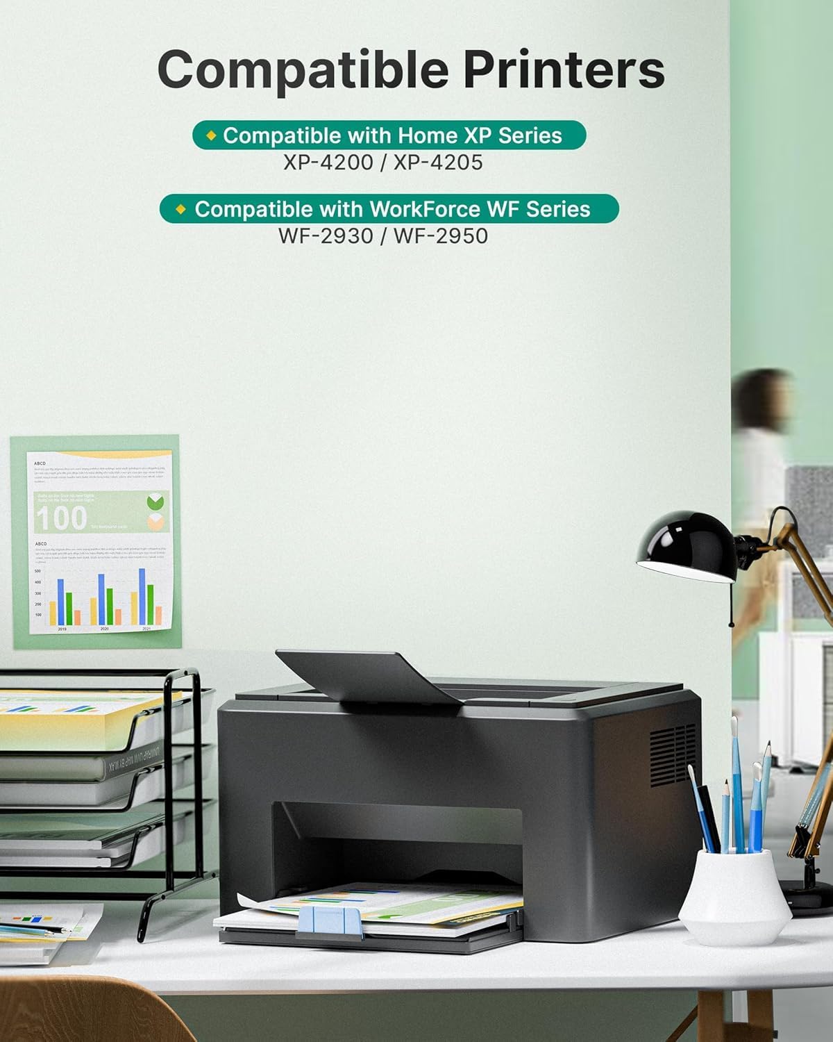 232XL Ink Cartridges Combo Pack Remanufactured Replacement for Epson 232 Ink Cartridge for Epson 232 232 XL T232 for XP-4205 XP-4200 Workforce WF-2930 WF-2950 Printer (4 Pack)