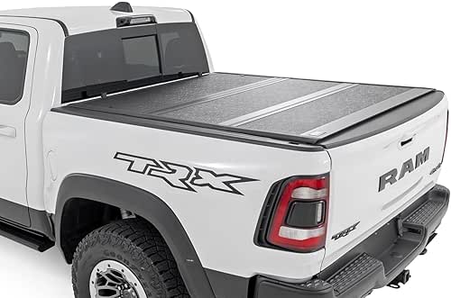 Rough Country Hard Tri-Fold Tonneau Cover for Ram 1500 (2019-2025)