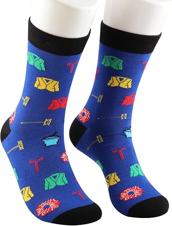 TOBGBE 2 Pairs H-eathers Musical Gift H-eathers Musical Socks H-eathers Merch H-eathers Lover Gift
