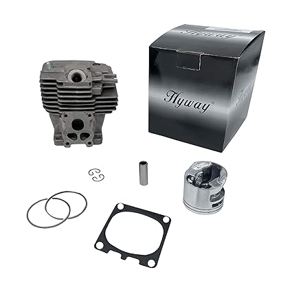 Hyway Big Bore Cylinder & Piston + Gasket Replaces Stihl MS441 52mm 1138 020 1201 Nikasil Plating Excellent Quality