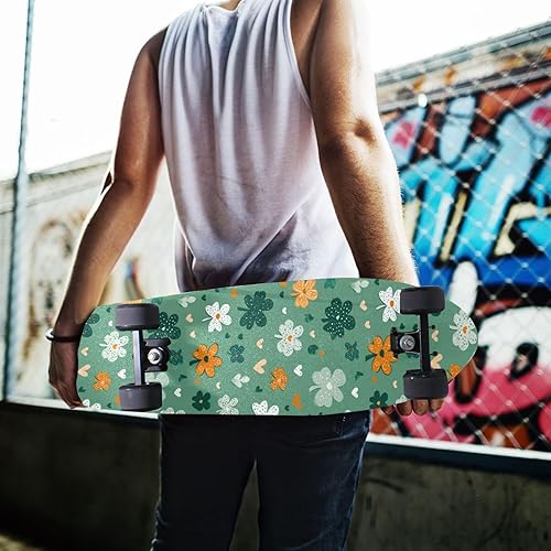 Vista 126 de Abstracto Negro Gris Geométrico Skateboard Grip Tape 33x9inch Papel de lija Longboard Scooter Griptape Diseño antideslizante y anti-desgarro