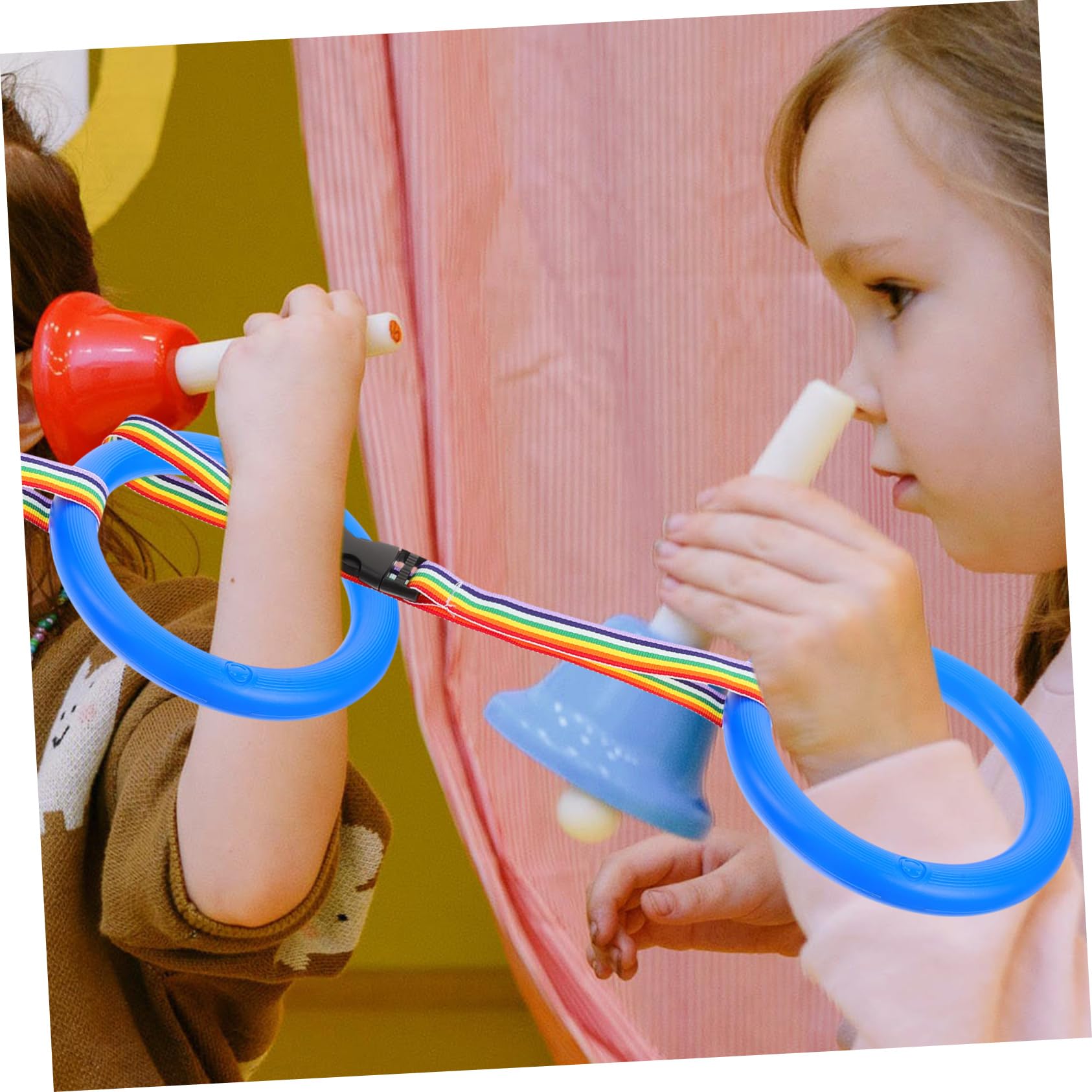 Cuerdas de Seguridad para Anillos y Asas Desmontables Arnés Ajustable para Preescolar Diseño Colorido y Material Resistente para Guardería y Paseo Seguro