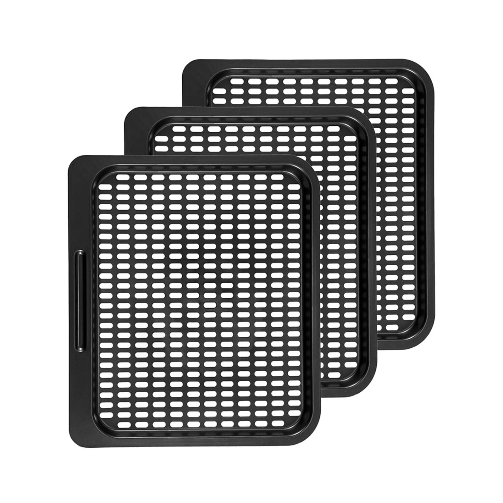 3 Piezas de bandejas de Cocina de Repuesto para freidora de Aire, Horno, Rejilla de Cocina de Malla extraíble, Apto para lavavajillas, Accesorios para freidora de Aire