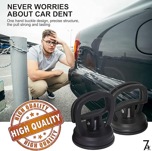 Miniatura 3 de Zax - Extractor de abolladuras con ventosa - 3 tazas para reparación de abolladuras de automóvil, vidrio, pantalla, azulejos, fácil de usar y ajustar