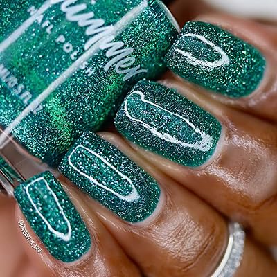 KBShimmer Logging Off Reflective Nail Polish 0.5 oz Full Sized Bottle