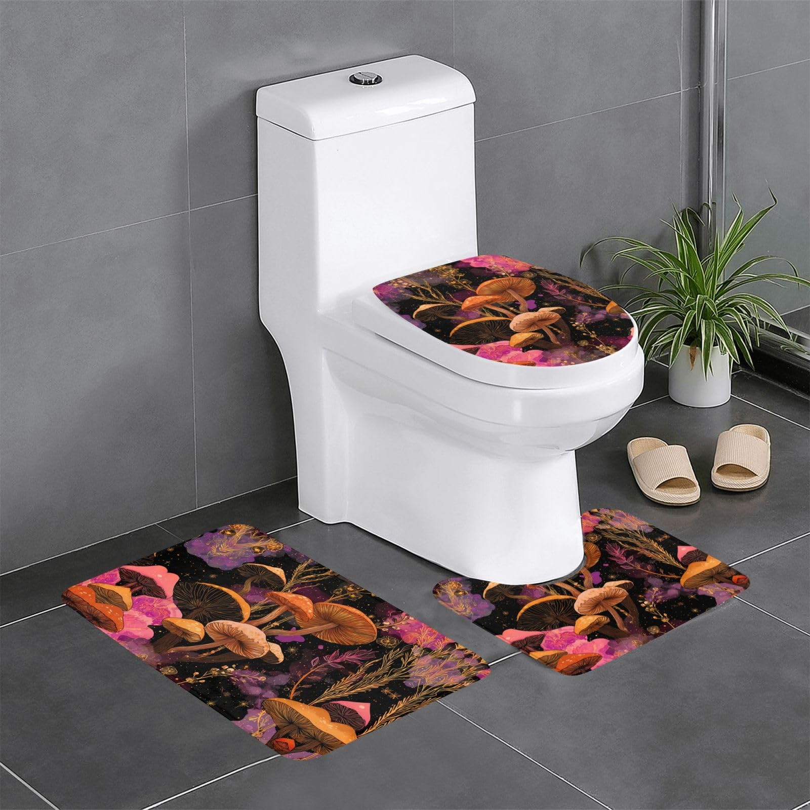 Tapis de salle de bain antidérapants lot de 3 sécurité et confort