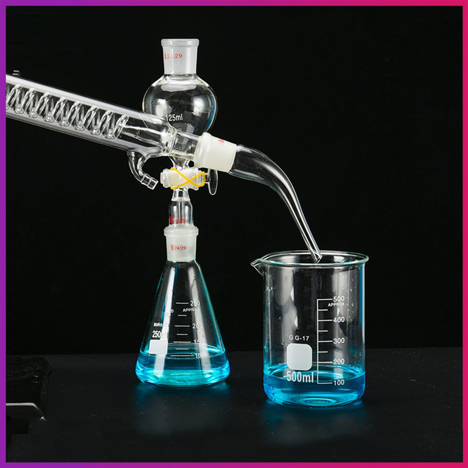 Aparato de Destilacion,Destilador de Vidrio,Destilador de Aceite Esencial,Destilador de Agua,Destilador de Aceite Esencial,Destilador de Aceite Esencial,Destilador de Vidrio
