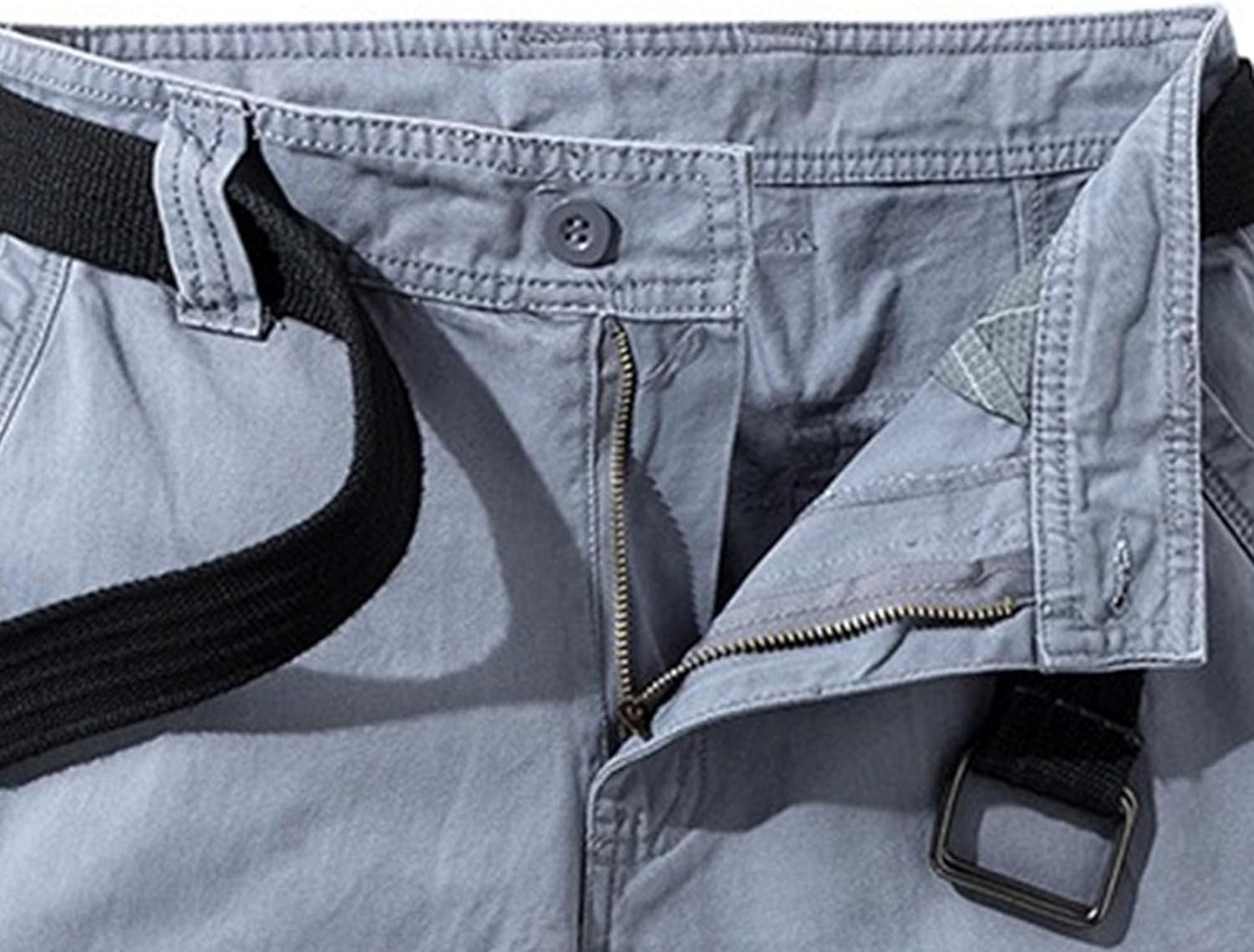 DGHM-JLMY Men 2Pack Casual Loose Fit Military Shorts Straight Leg Cotton Work Cargo Shorts Fashion Multi-Pocket Outdoor Short