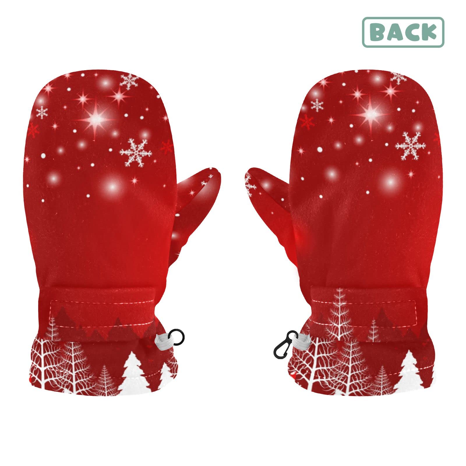 QKURT 6 paia di Guanti per bambini, guanti elastici caldi invernali Guanti elasticizzati unisex per ragazzi e ragazze di 5~8 anni