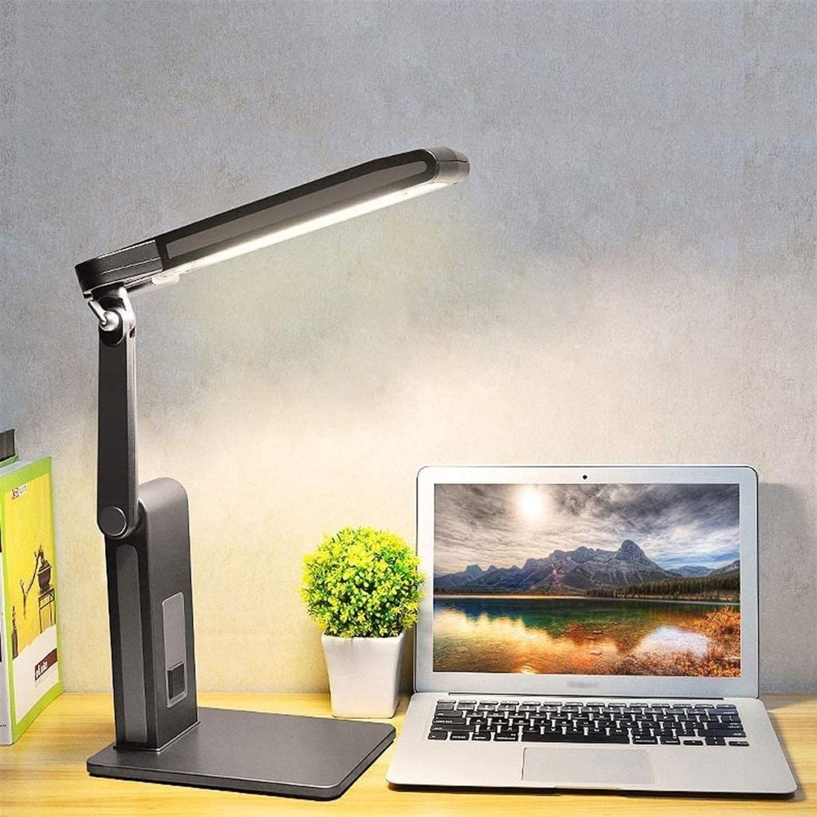 Amazon.co.jp: 従来のオフィスデスクランプ、調節可能な折りたたみ式