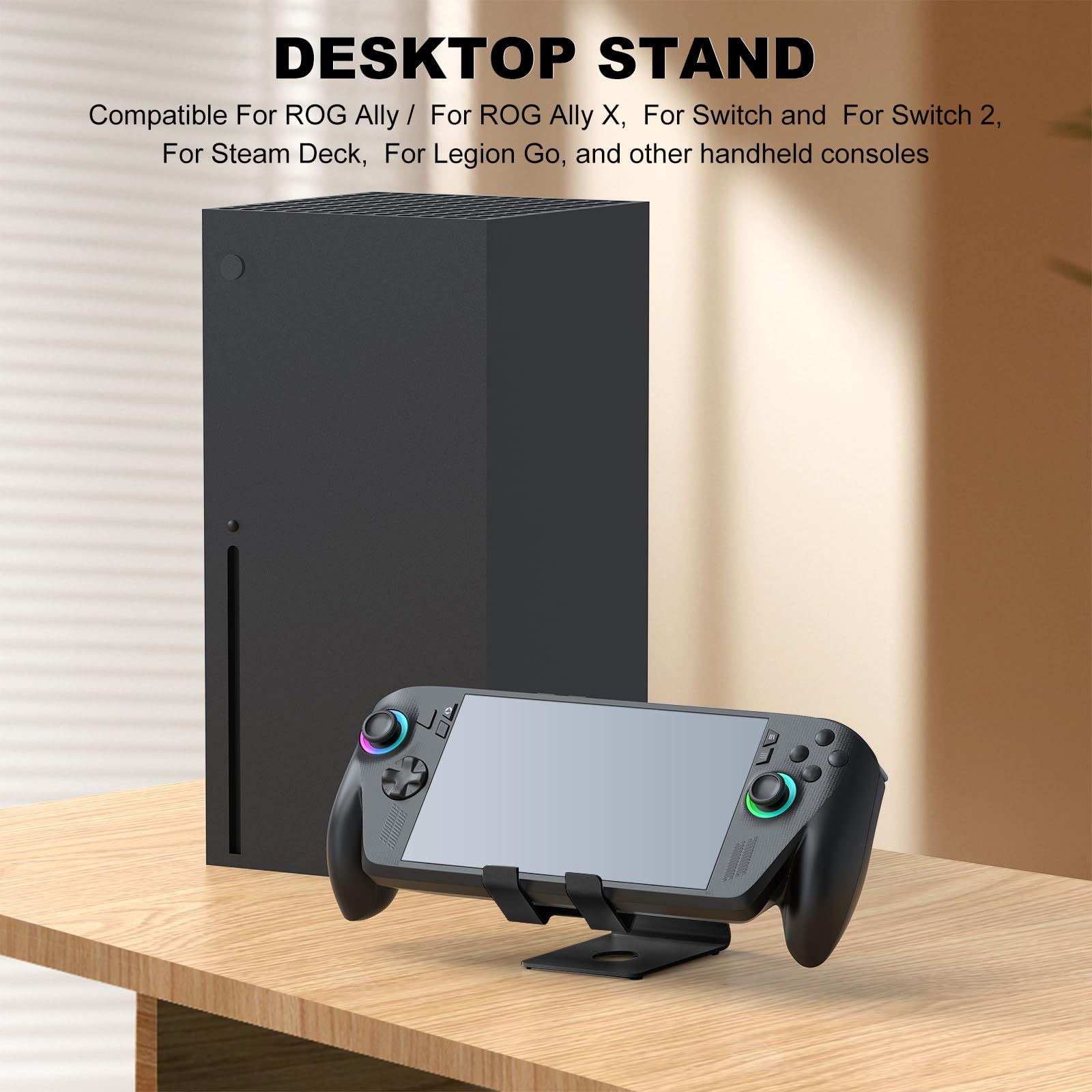 Support de Console de Jeu en Métal, Support de Rangement pour Accessoires, Portable pour Console, de Base pour ROG Xbox Ally/X, Swtch 2, Steam Deck