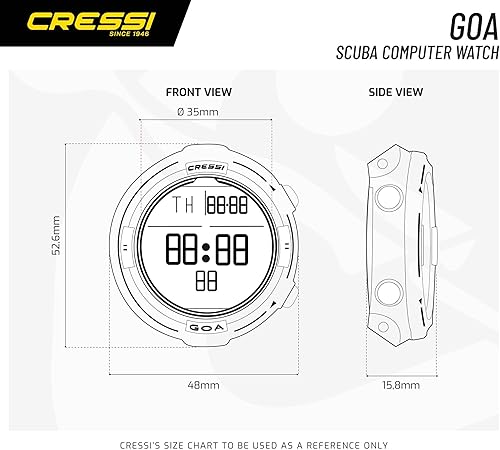 Miniatura 3 de Cressi Goa muñeca computadora Blanco/Rosa
