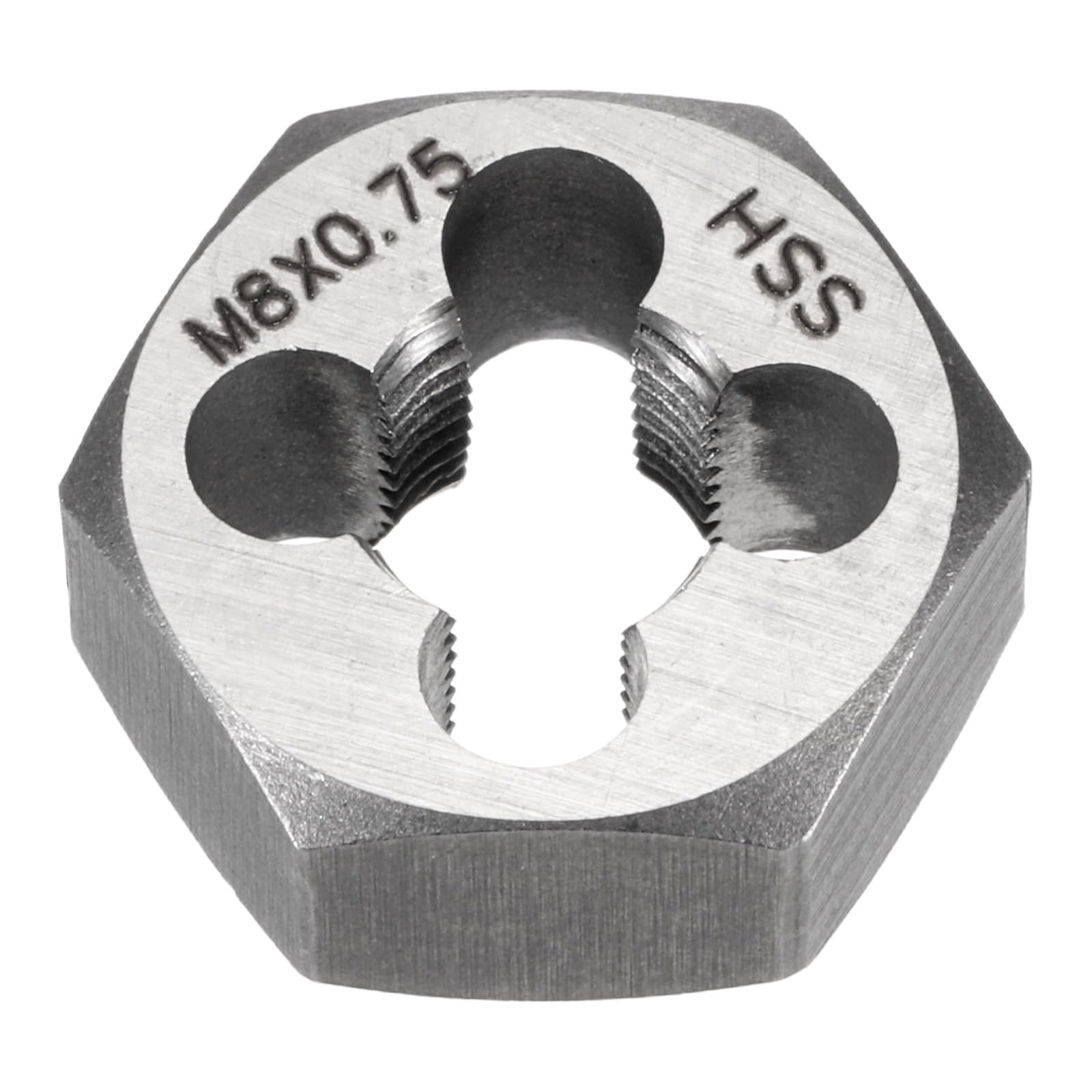 HARFINGTON Hex Threading Die M8 x 1.25 Metric Thread Right Hand High Speed Steel Rethreading Fixed Die Screw Cutting Tapping Repair Tool — Amazon image 9