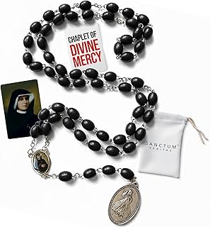 Saint Faustina Kowalska True Relic Chaplet Apostle Divine of Mercy Miraculous Medal Jesus I Trust in You Chaplet Three O' Clock Prayer Poland Polish Novena