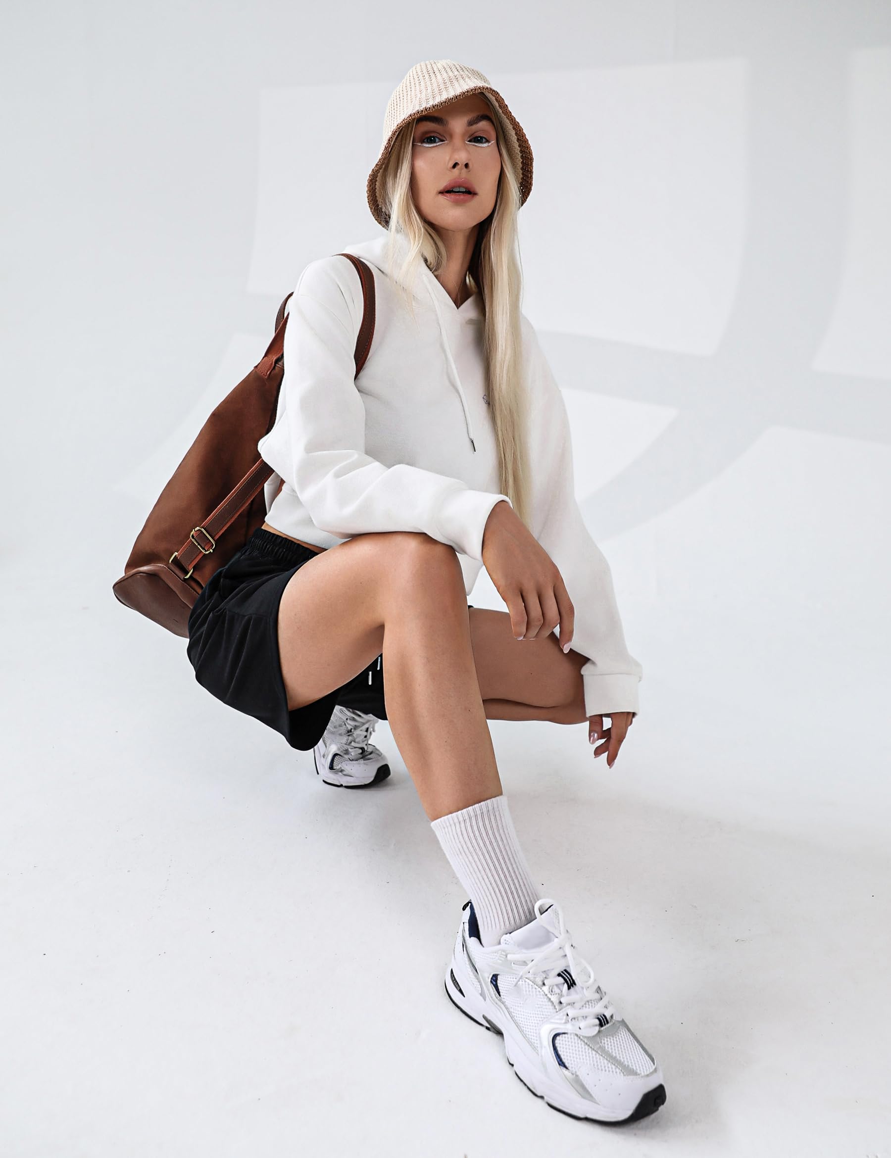Uniexcosm Pantaloncini Donna Estivi con Coulisse Casual Larghi Shorts Donna Sciolto Pantaloncini Corti con Tasche Pantaloncini da Donna