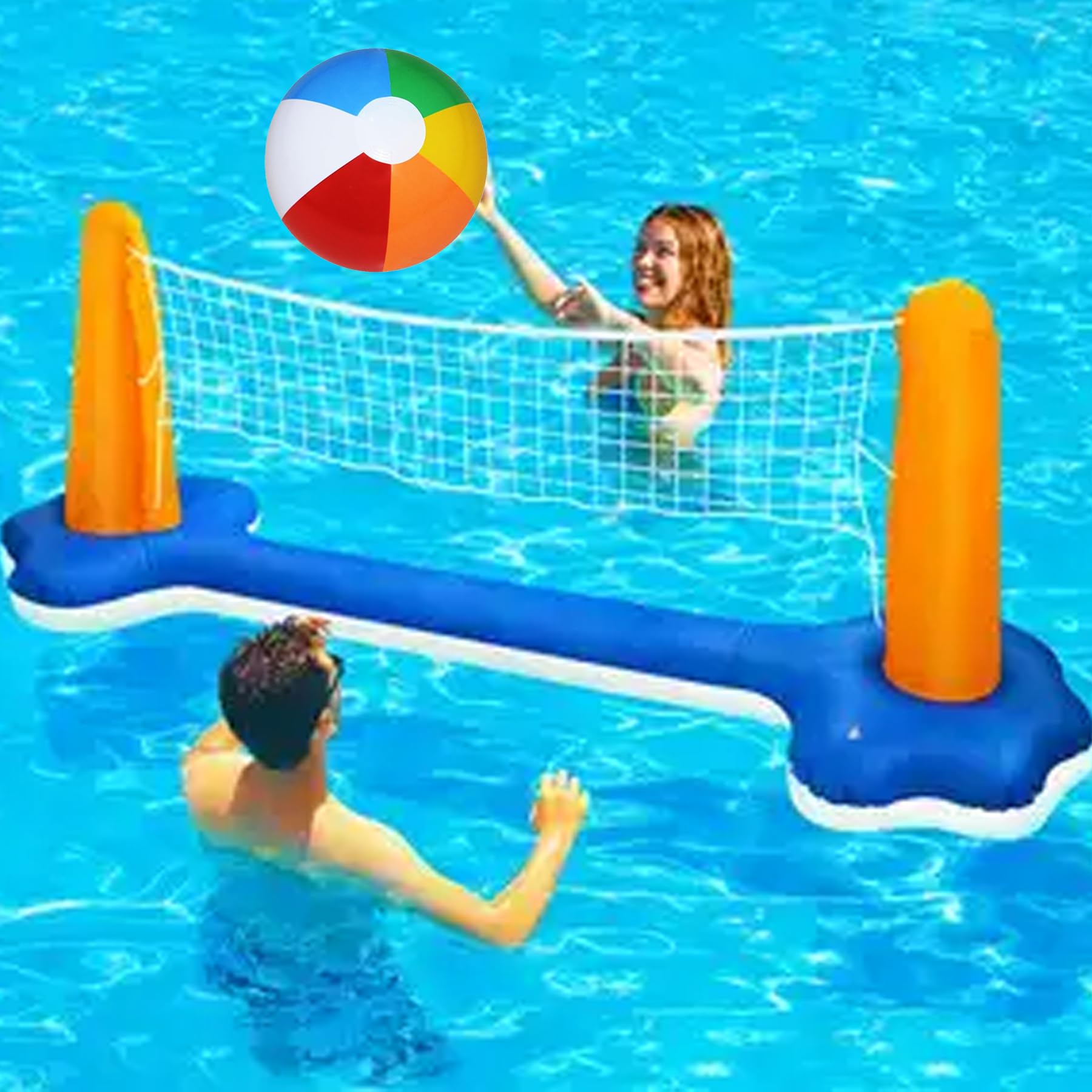 6 Pièces Ballon de Plage Gonflable, Coloré Ballon Gonflable Piscine, Enfants et Adultes, pour Jouets de Plage, Cadeaux de Fête, Activités d'été en Plein Air Fête à la Plage