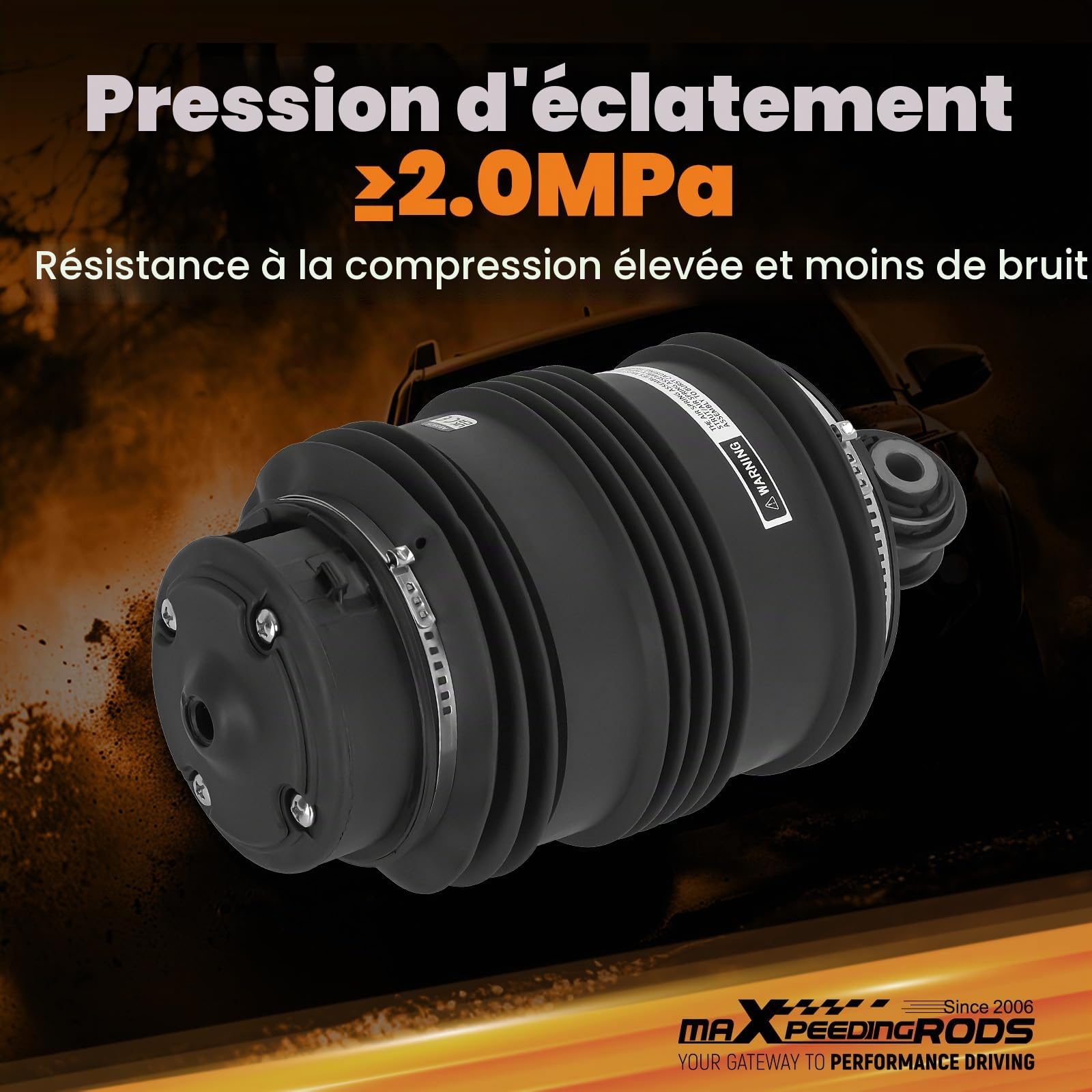 maXpeedingrods 2x Suspension Pneumatique pour Mercedes E‑Klasse S211 | 211 320 09 25,2113200925,211320092580,211320092560,211320092505,A 211 320 09 25,A2113200925,A211320092560, A211320092580