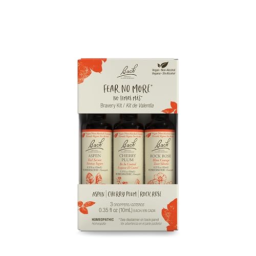 Bach Original Flower Remedies, Fear No More Trio Kit, For