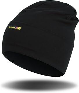 BOCOMAL FR Beanie Adjustable Cap 7oz Cotton Flame Resistant Head Covering Welding Hat Arc Rated NFPA2112 CAT2 One Size