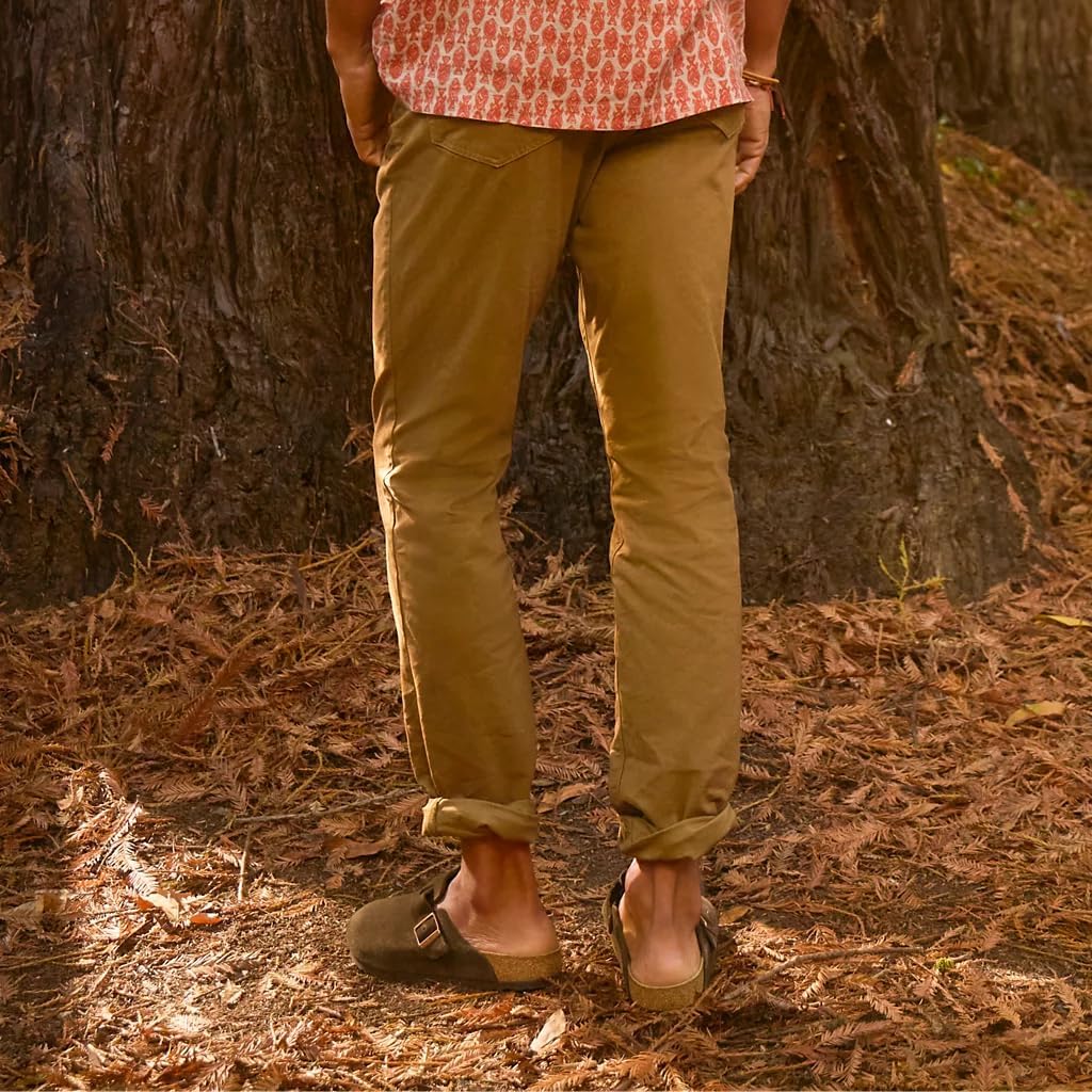 Orvis Men’s 1856 Stretch Twill 5-Pocket Pants – Regular and Slim Fit Casual Cotton Blend Trousers with Flex Comfort